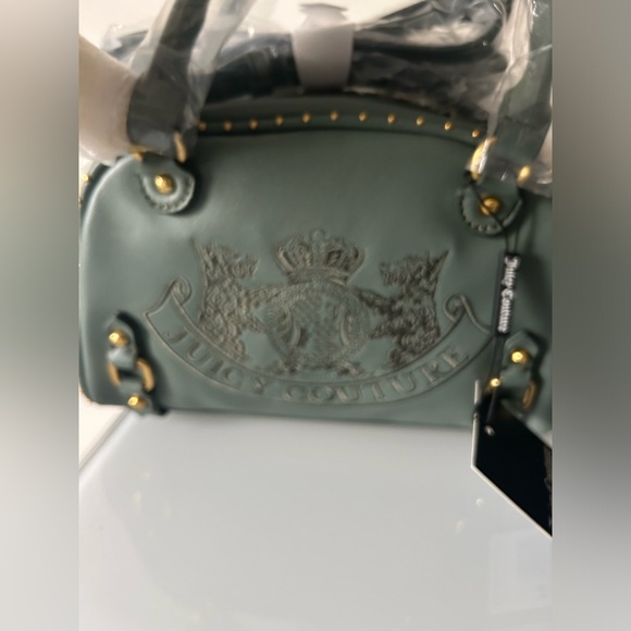 Juicy Couture UK Mini Green “Thyme” twig Scottie dog bowling bag - Picture 6 of 13